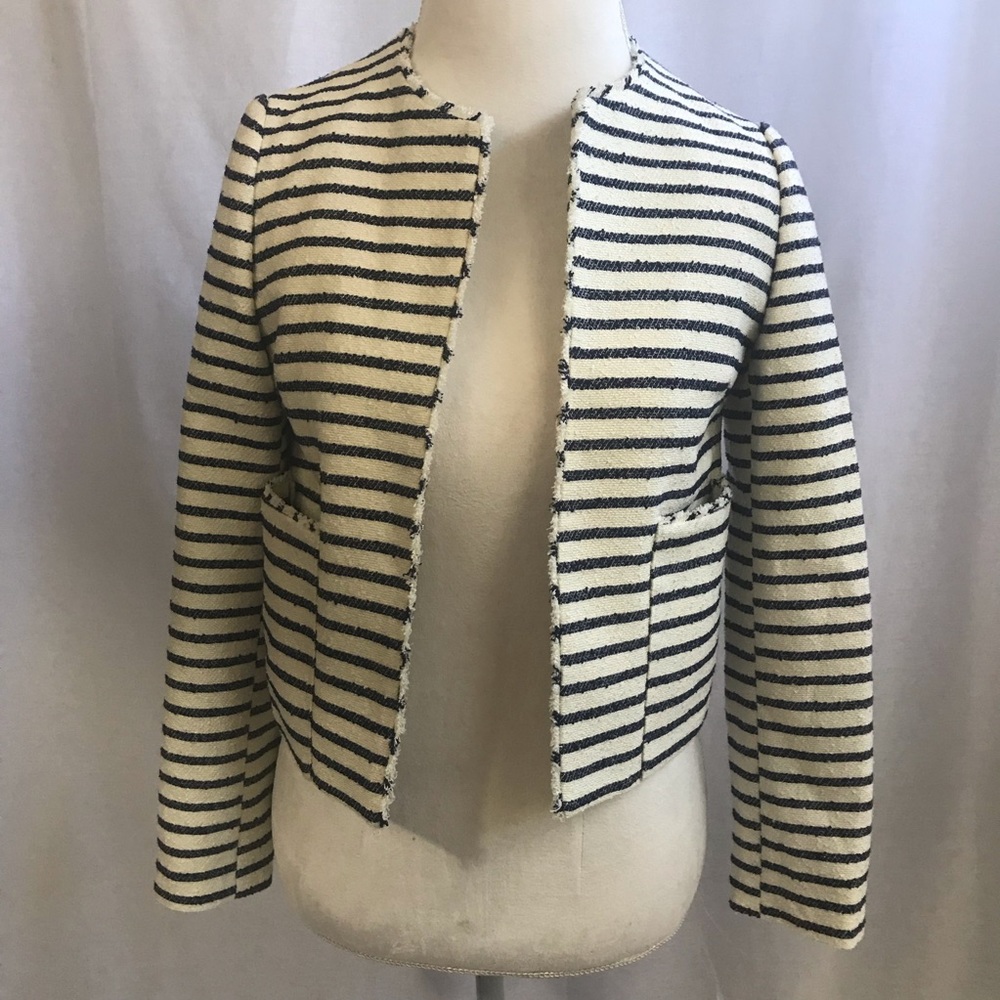 Navy Blue Nautical Blazer Small